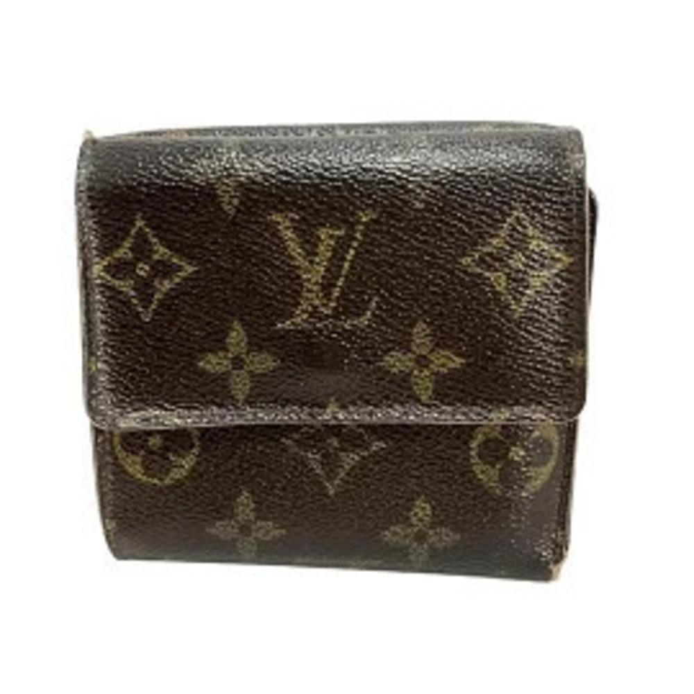 Louis Vuitton Card Wallet fold Credit Bi Leather Portemonnaie Black